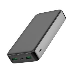 OKZU C2007Q Black Texture surface pd3.0 22.5W 20000MaH charging power bank support Huawei SCP, OPPO VOOC