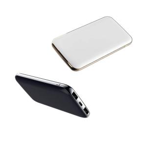 OKZU C1002 White and Black 10000mAh Slim design High Quality Dual USB ports Type-C power bank