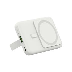 OKZU C1032 White 10000mAh Magnetic Wireless Power Bank 15W fast charging PD20W with holder function