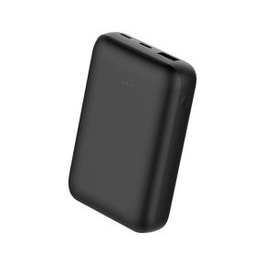 OKZU C1018P Black 10000mAh Mini Small Portable Charger Power Bank with three outlets and LCD Display external battery