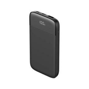 OKZU C1017A Black 10000mah slim portable power bank 5V-2A Normal mobile power with Digital Display