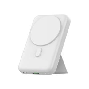 OKZU C1033 White 10000mAh Magnetic Wireless Power Bank 15W fast charging with holder SCP22.5W for mobile phones